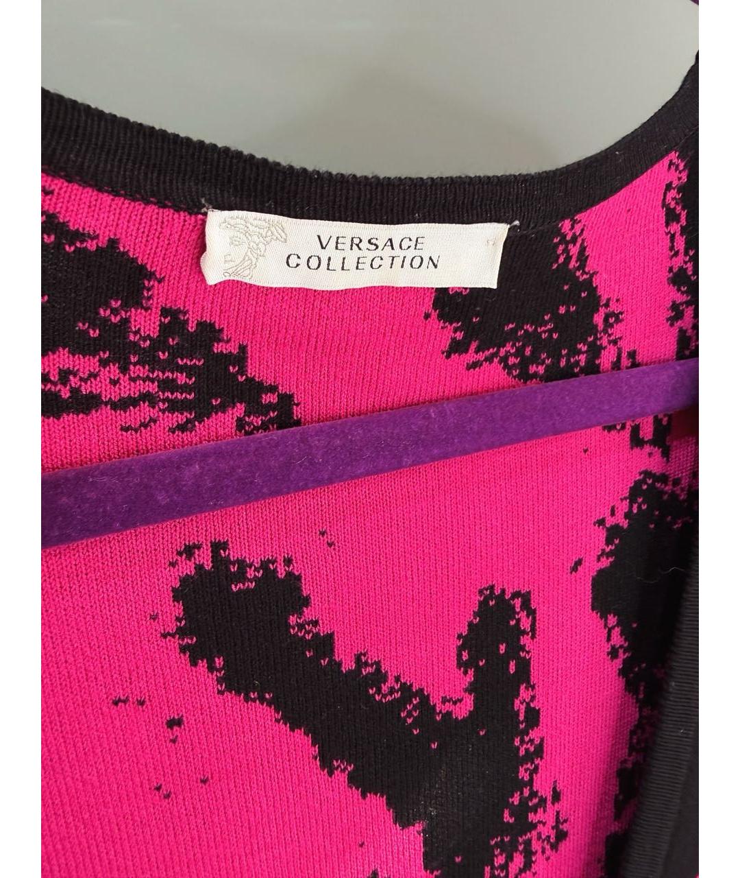 VERSACE COLLECTION Мульти вискозный кардиган, фото 3