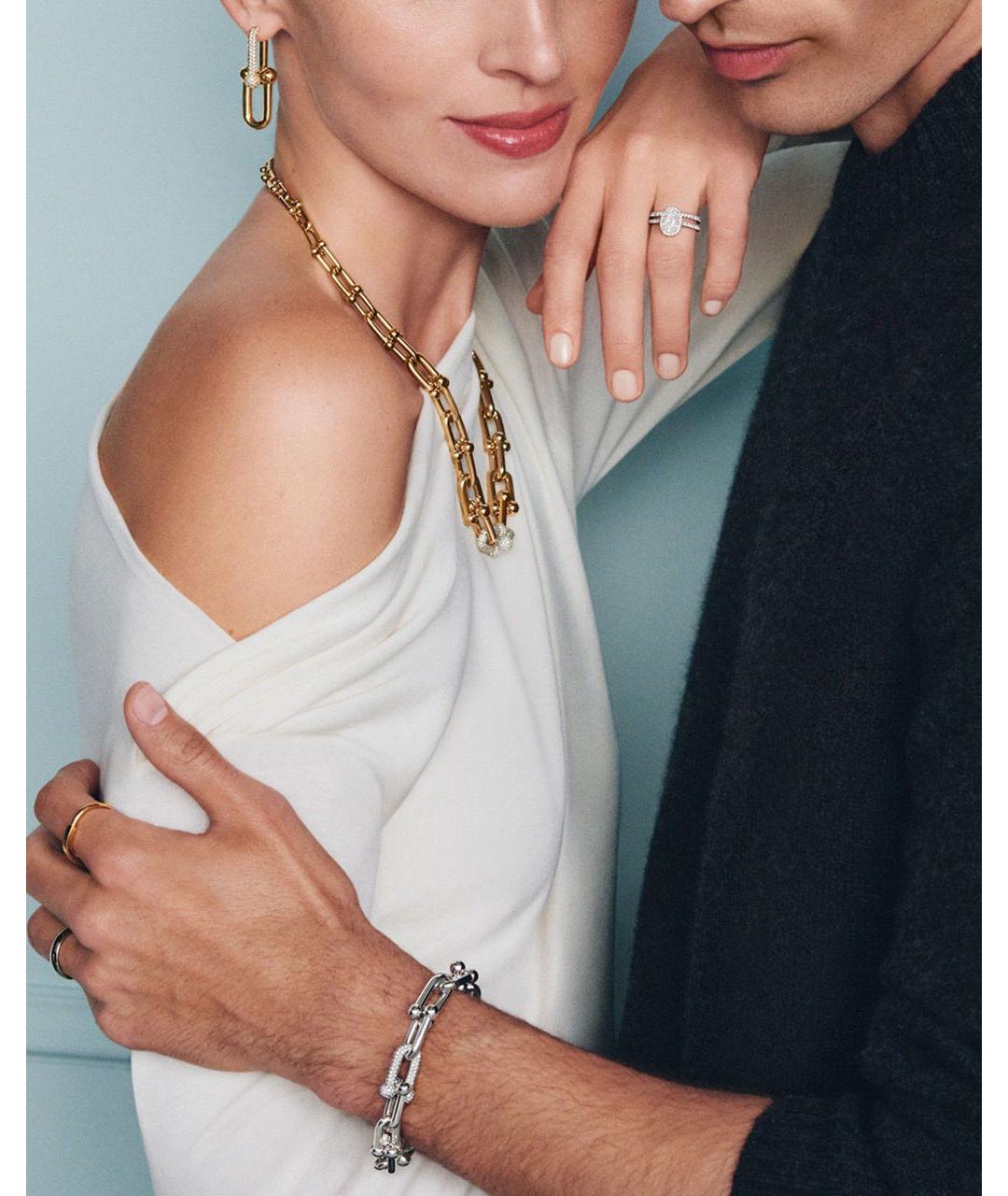 TIFFANY&CO Серебряное платиновое кольцо, фото 6