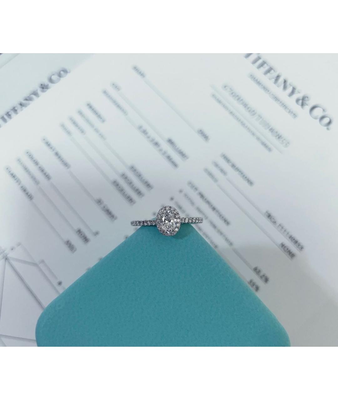 TIFFANY&CO Серебряное платиновое кольцо, фото 4