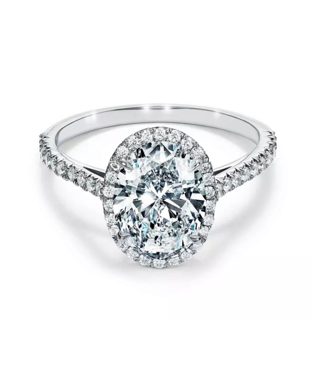 TIFFANY&CO Серебряное платиновое кольцо, фото 8