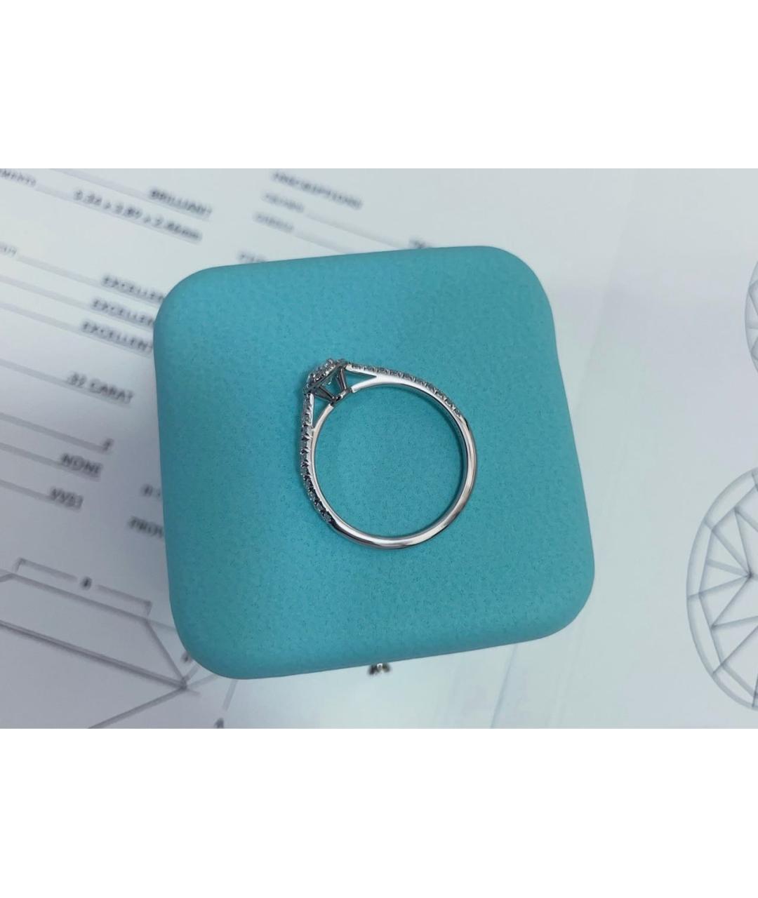 TIFFANY&CO Серебряное платиновое кольцо, фото 5