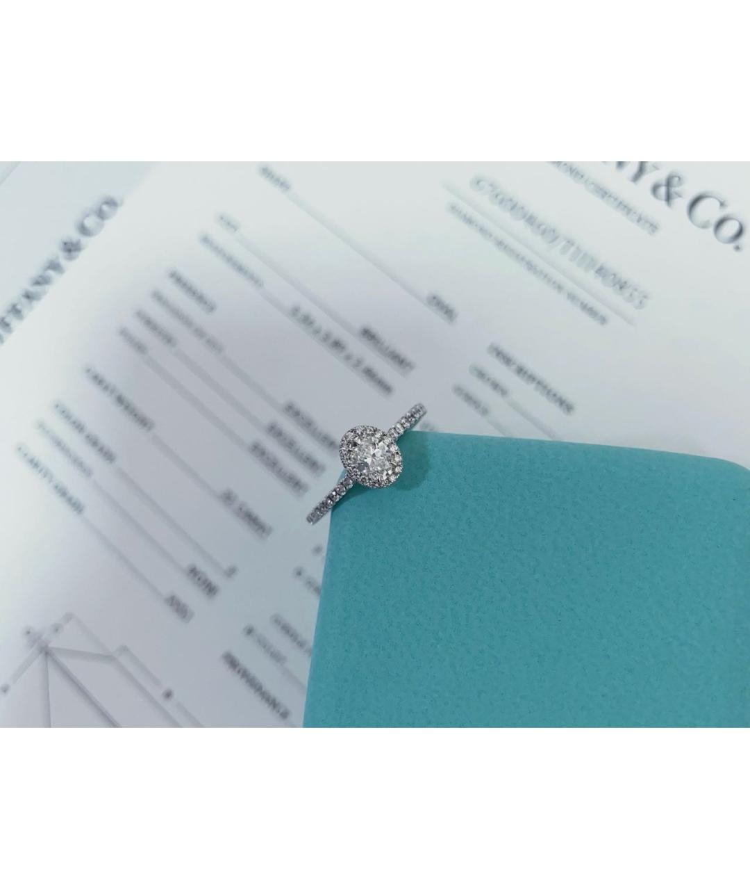 TIFFANY&CO Серебряное платиновое кольцо, фото 3