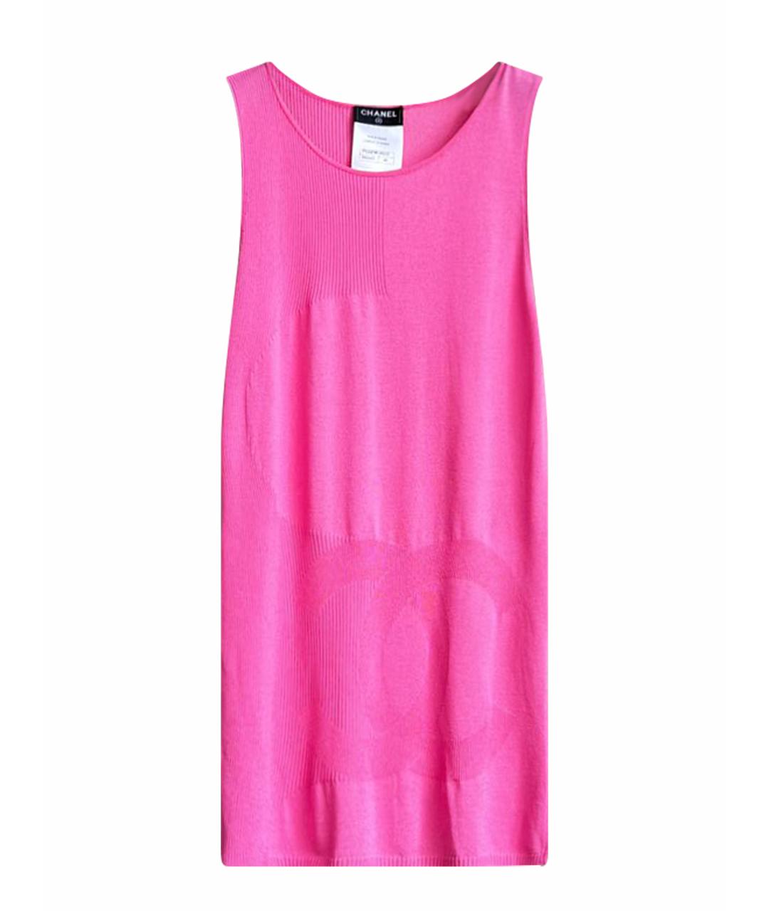 CHANEL Розовая майка, фото 1