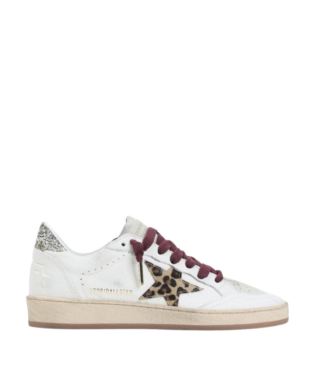 GOLDEN GOOSE DELUXE BRAND Белые кожаные кроссовки, фото 1