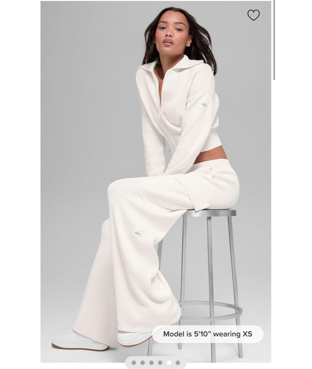 ALO YOGA Белый костюм с брюками, фото 3