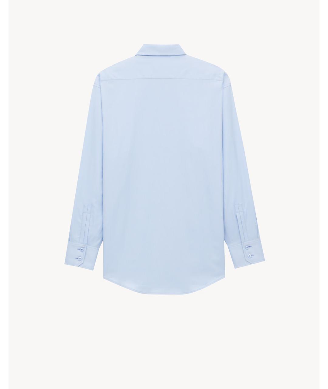 SAINT LAURENT Голубая хлопковая рубашка, фото 2