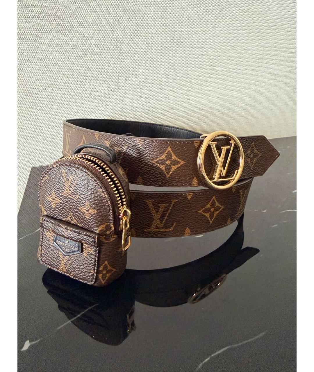 LOUIS VUITTON Коричневый ремень, фото 9