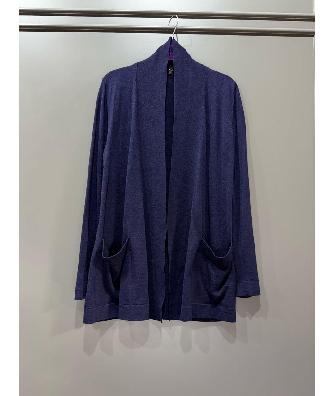 ESCADA Темно-синий шерстяной кардиган, фото 2