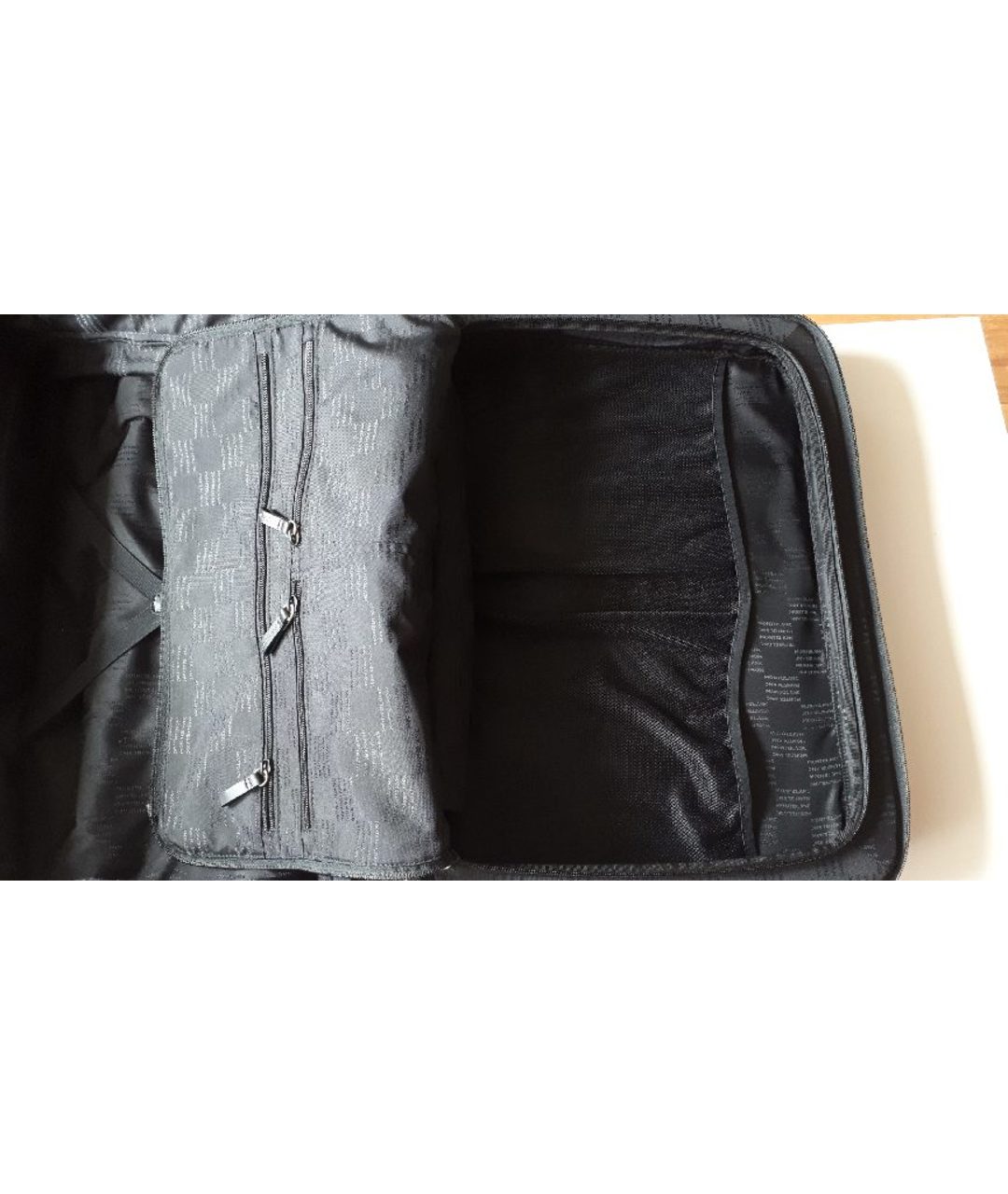 MONTBLANC Черный тканевый чемодан, фото 8