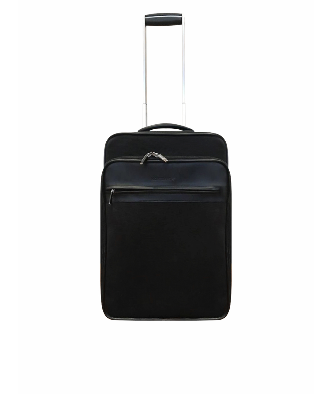 MONTBLANC Черный тканевый чемодан, фото 1