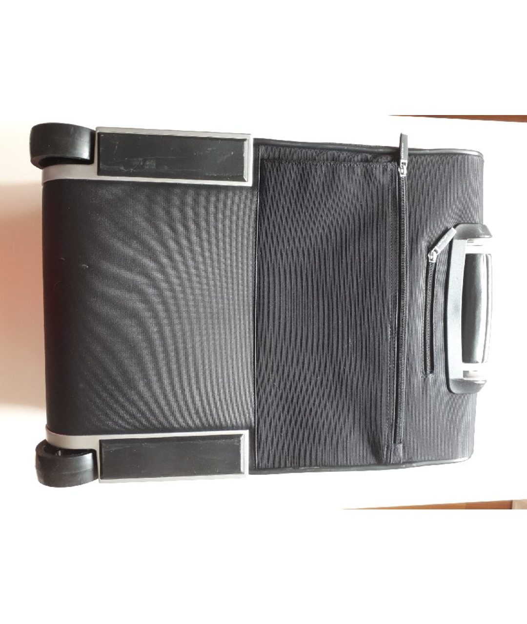 MONTBLANC Черный тканевый чемодан, фото 7