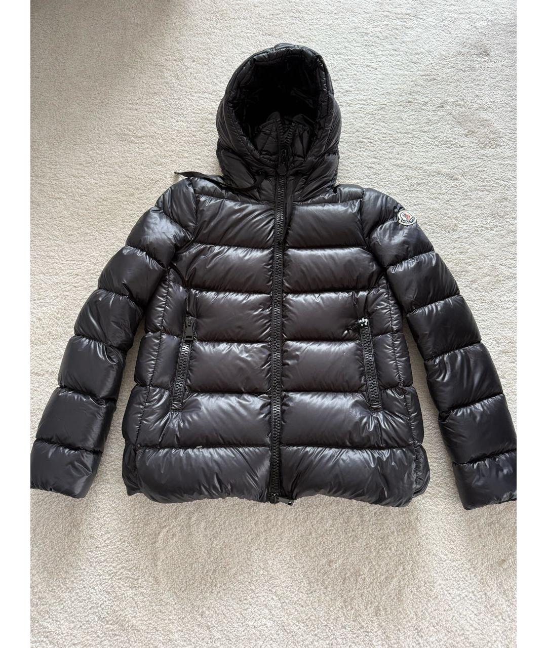 MONCLER Черный пуховик, фото 5
