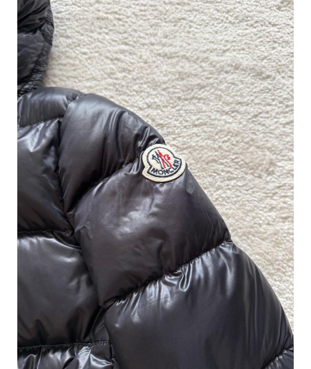 MONCLER Черный пуховик, фото 8
