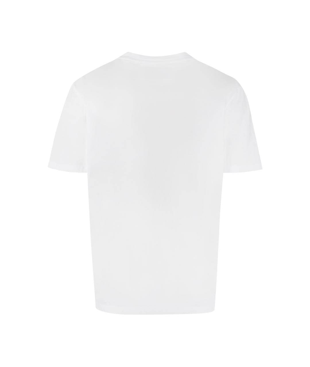 GOLDEN GOOSE DELUXE BRAND Белая хлопковая футболка, фото 2