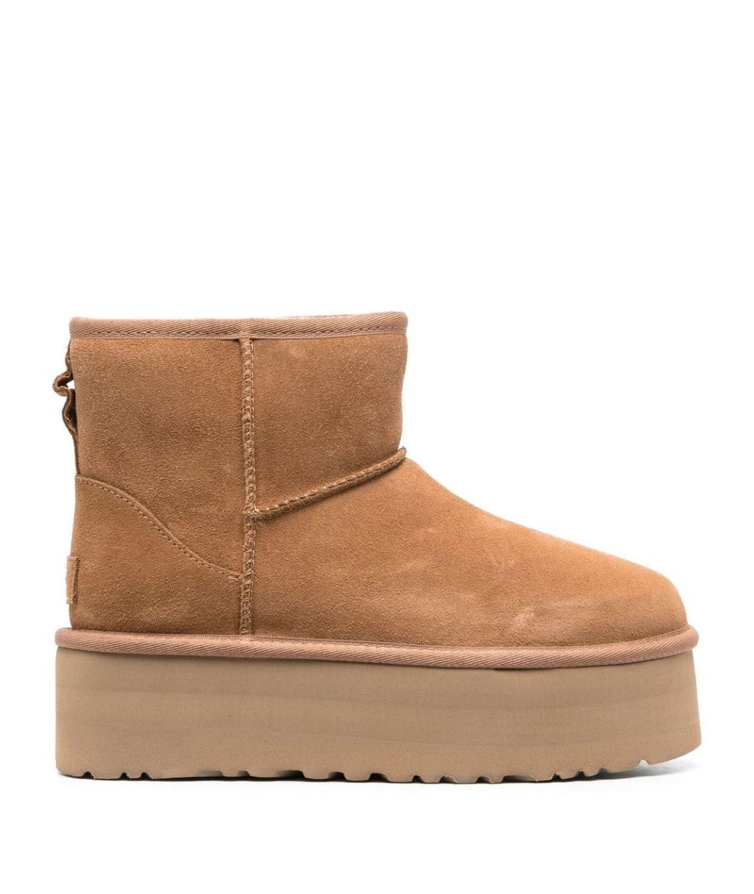 UGG AUSTRALIA Бежевые нубуковые ботинки, фото 1