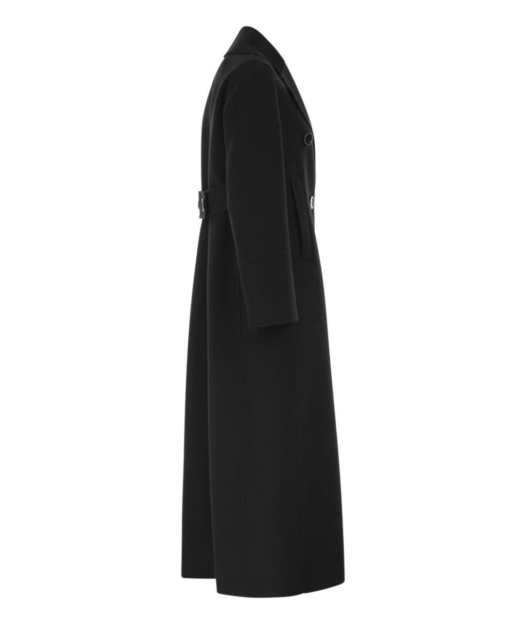 'S MAX MARA Черное шерстяное пальто, фото 3