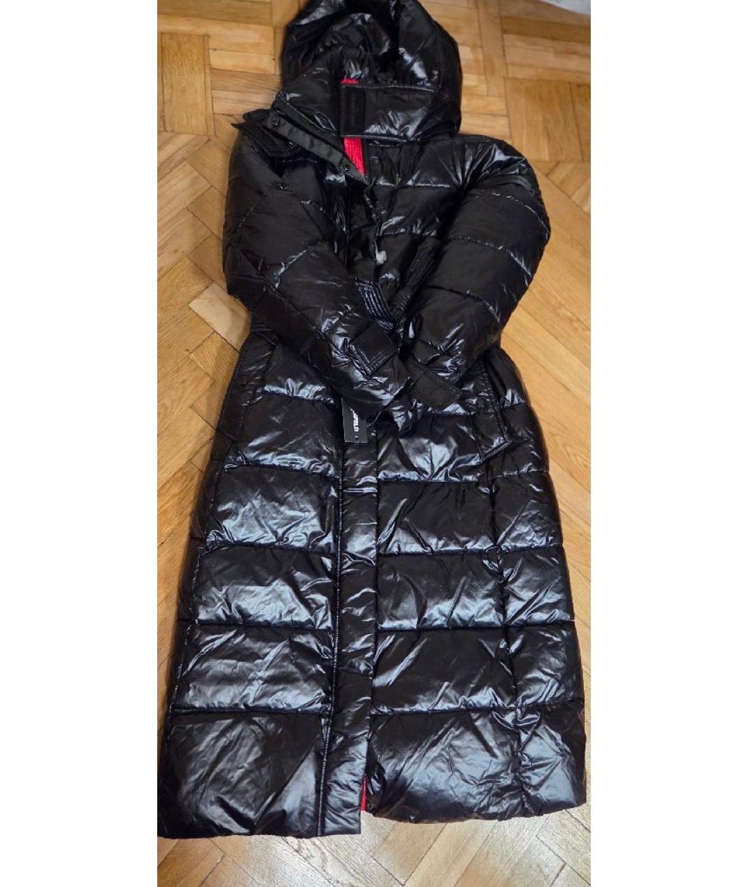 KARL LAGERFELD Черный полиэстеровый пуховик, фото 6