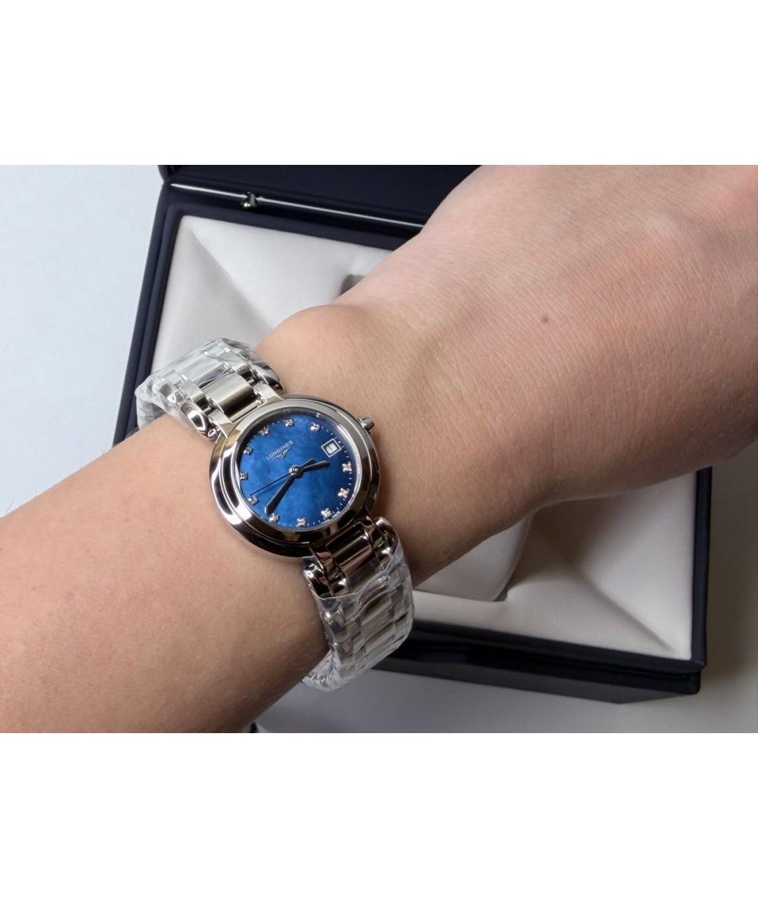 LONGINES Серебряные часы, фото 4