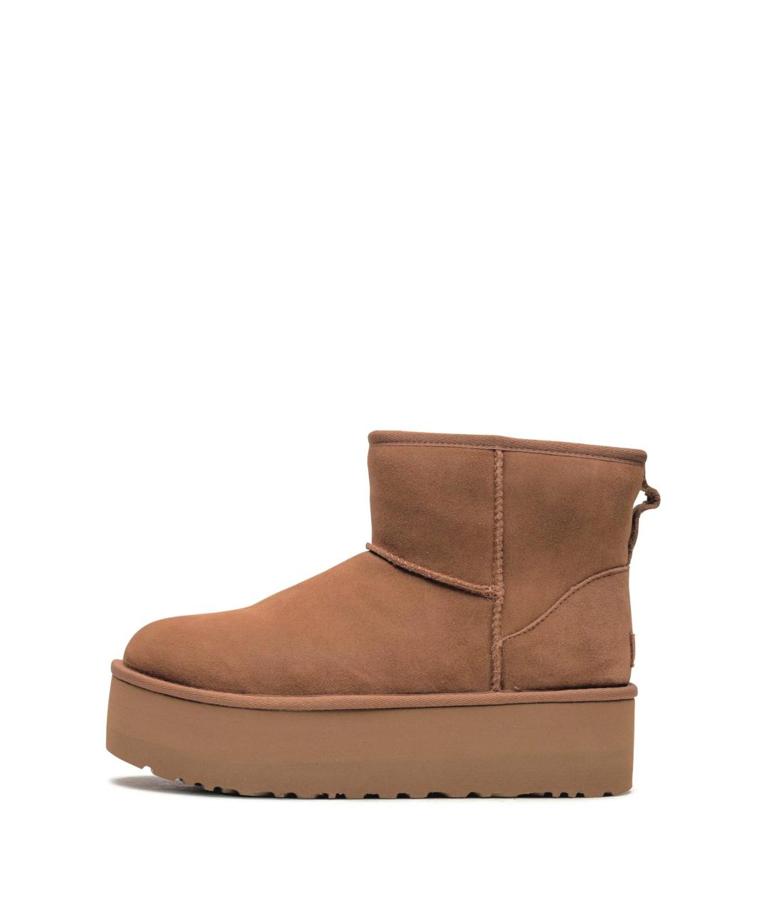 UGG AUSTRALIA Бежевые замшевые ботинки, фото 5