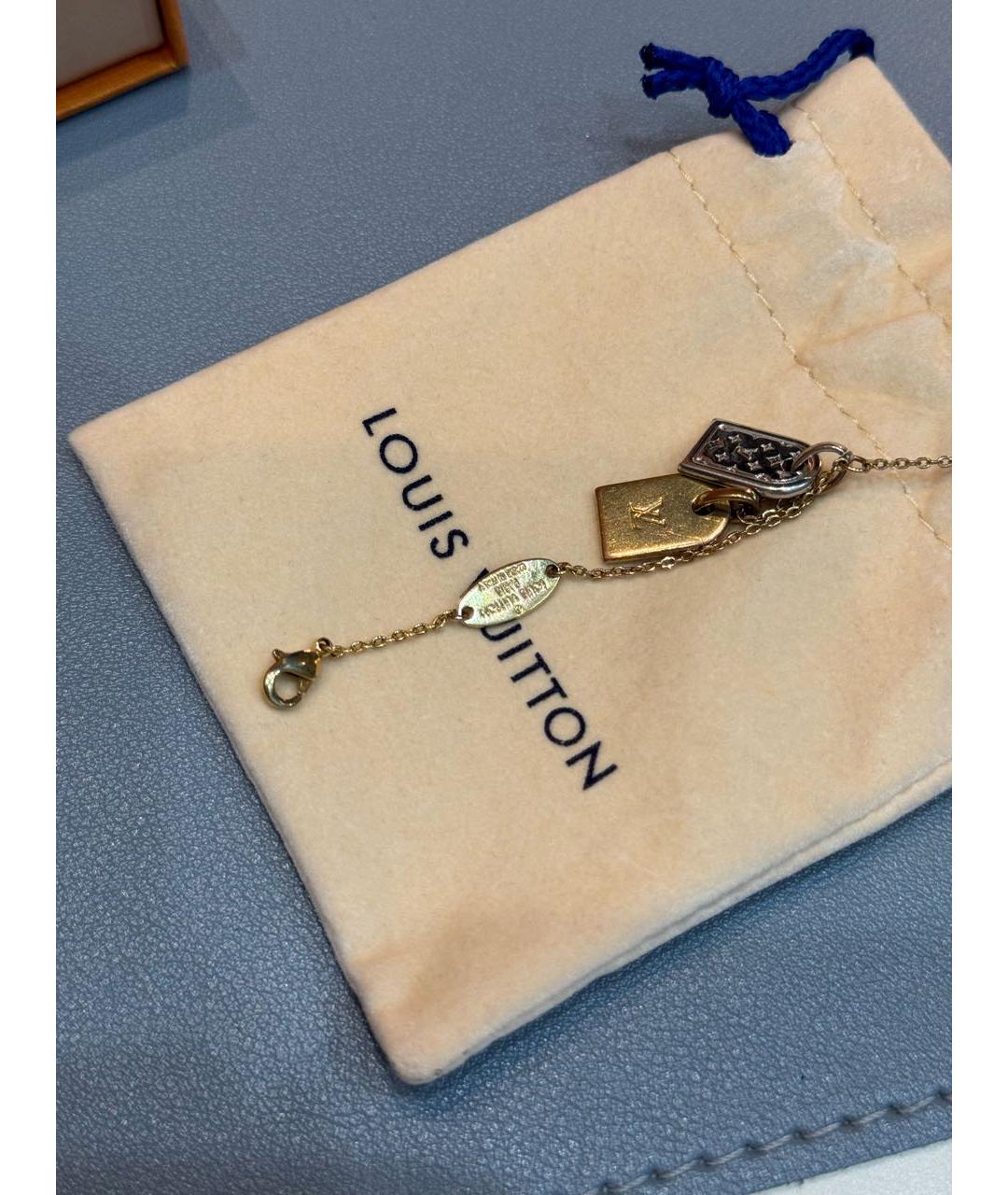 LOUIS VUITTON Золотой браслет, фото 6