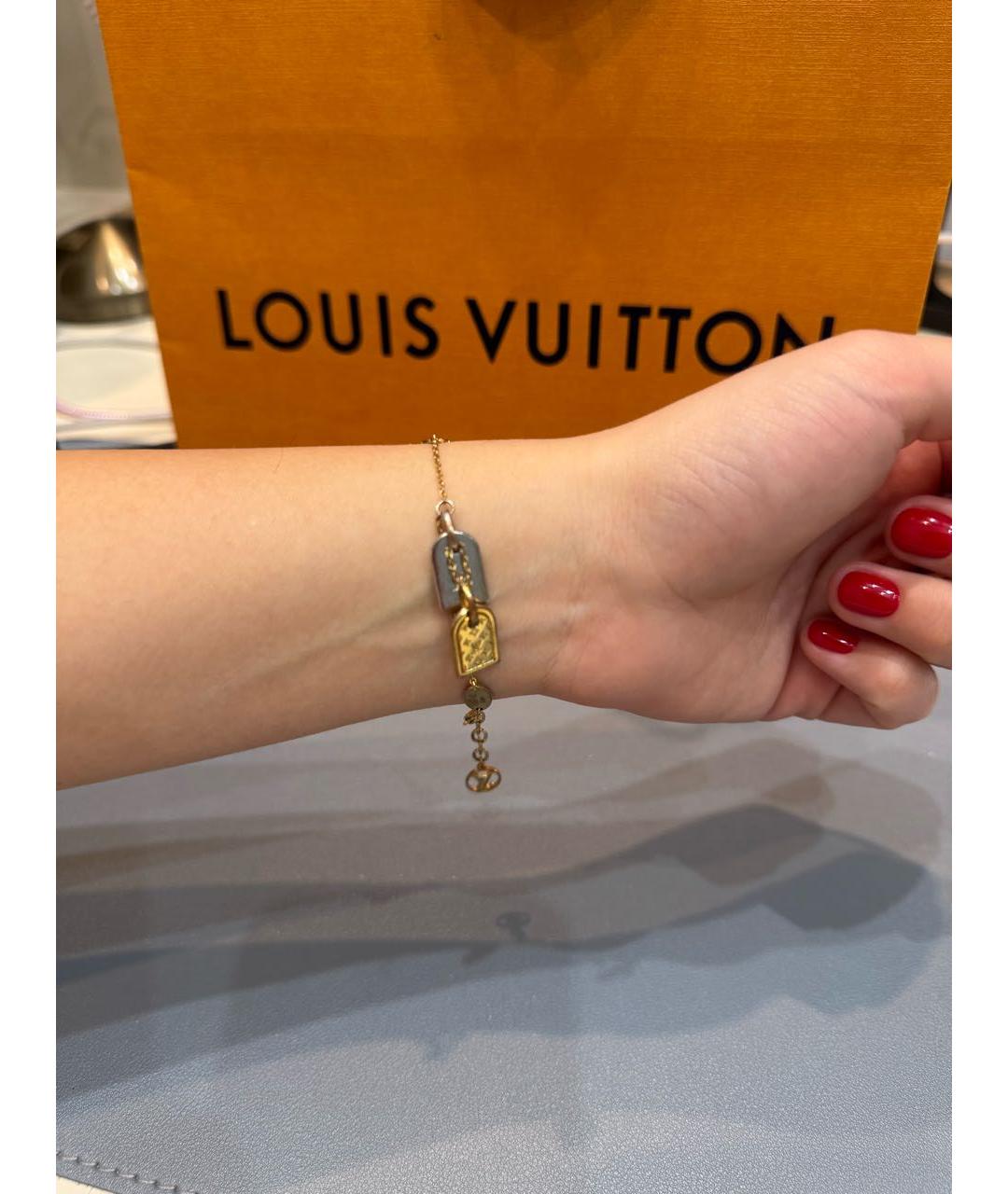LOUIS VUITTON Золотой браслет, фото 4