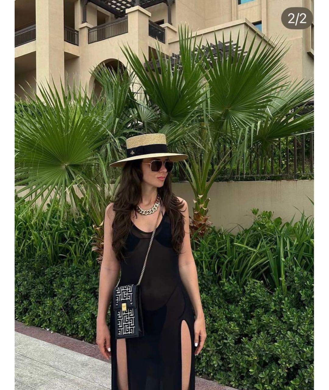 BALMAIN Черная кожаная сумка через плечо, фото 7