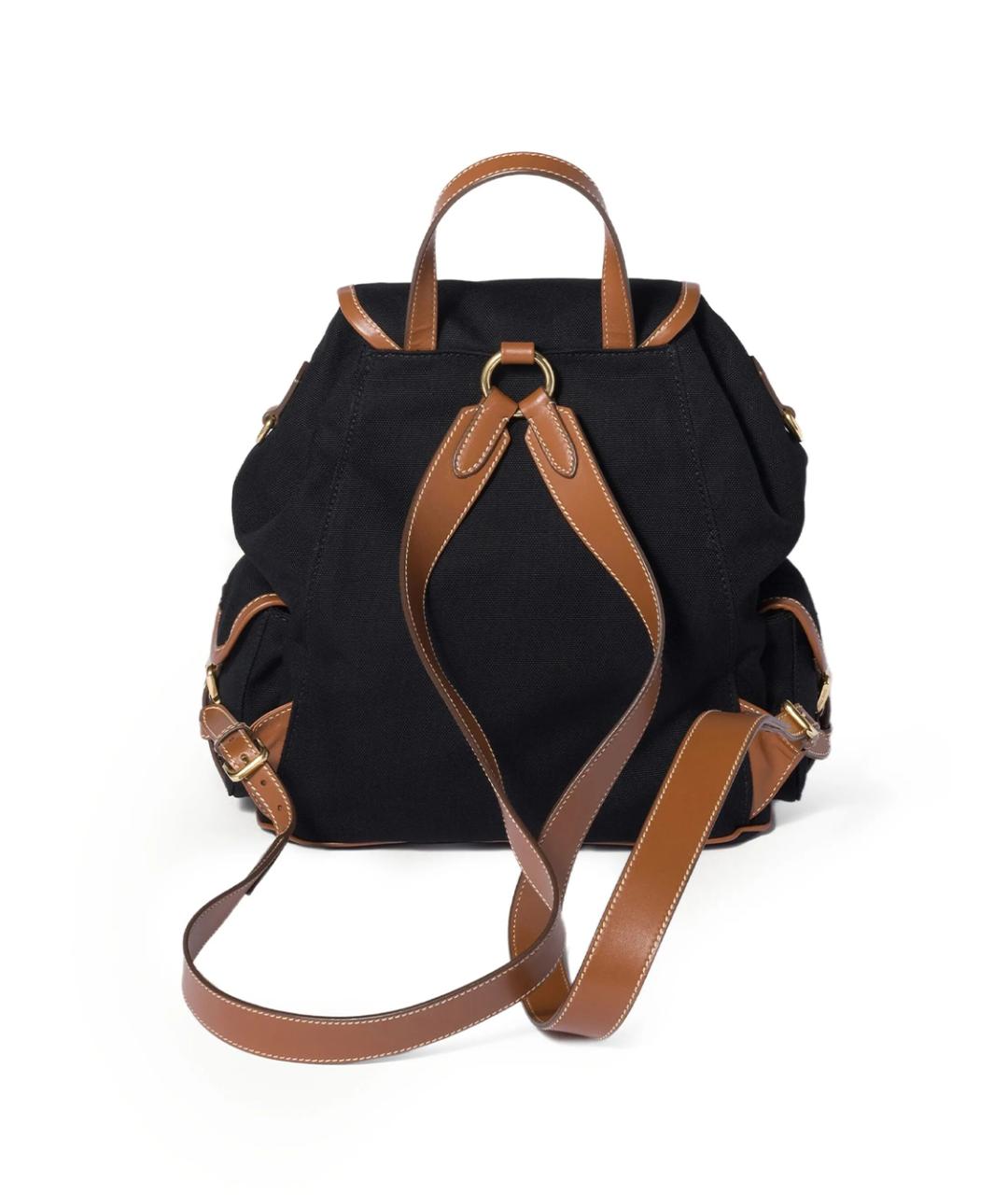 MIU MIU Черный тканевый рюкзак, фото 4