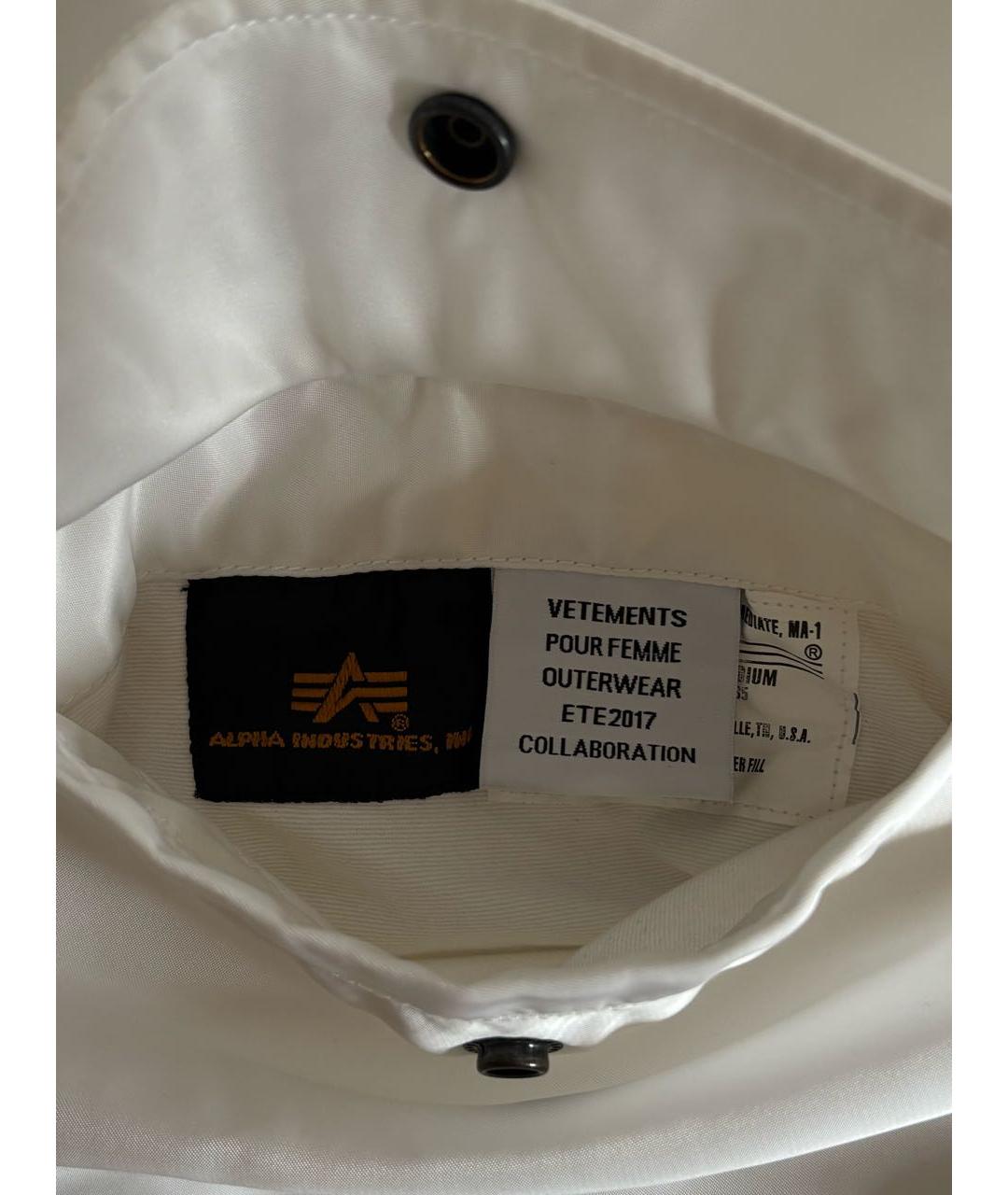 VETEMENTS Белая куртка, фото 7