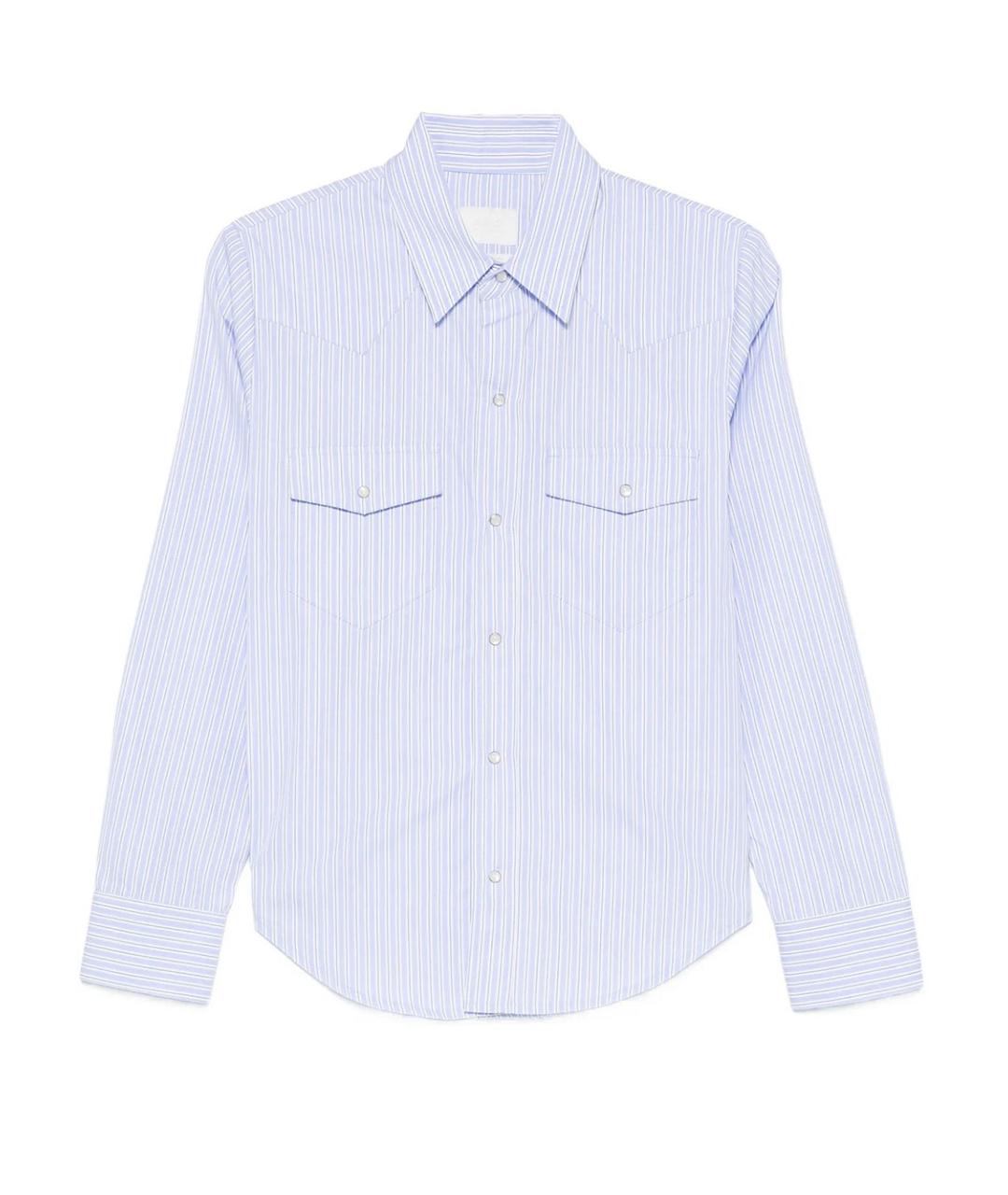 A.P.C. Голубая хлопковая рубашка, фото 1