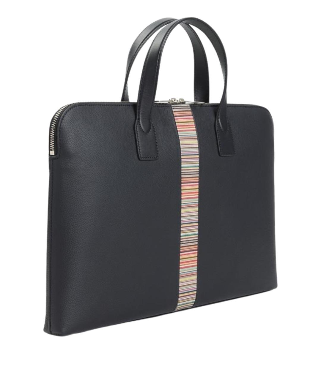 PAUL SMITH Черная кожаная папка для документов, фото 3