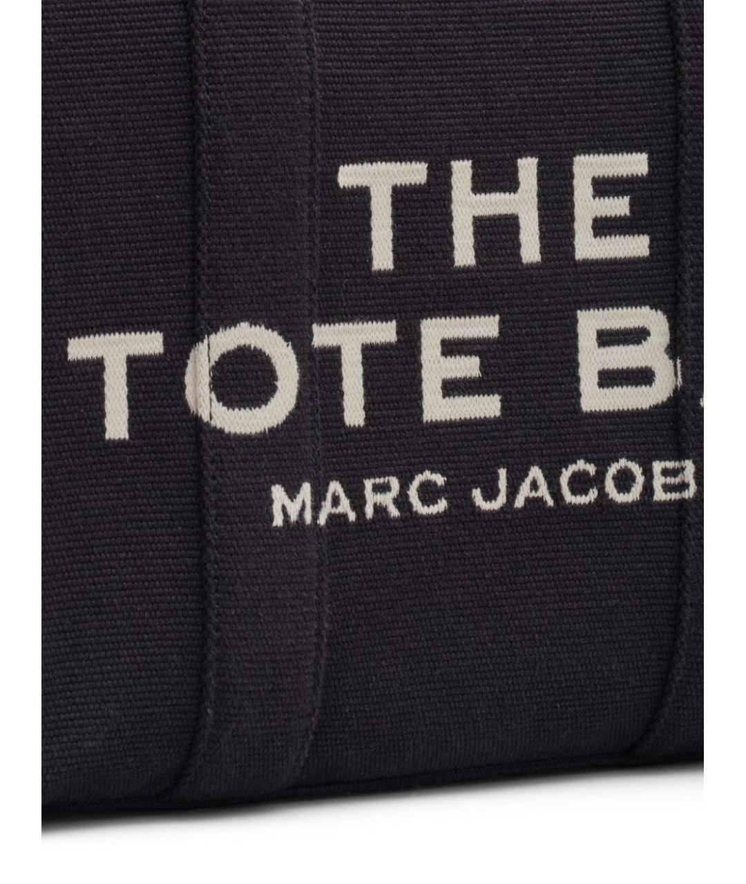 MARC JACOBS Черная хлопковая сумка тоут, фото 2
