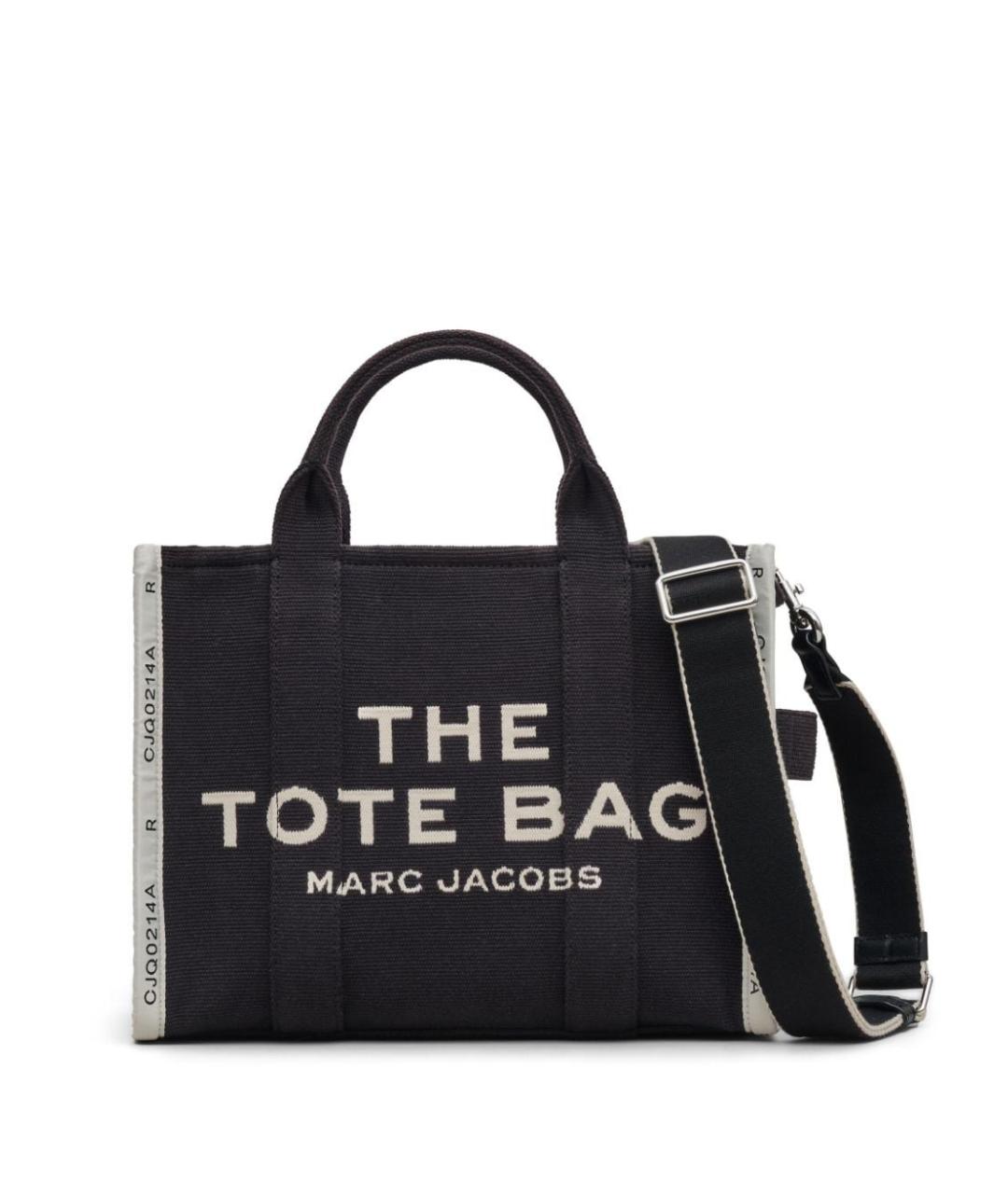MARC JACOBS Черная хлопковая сумка тоут, фото 1