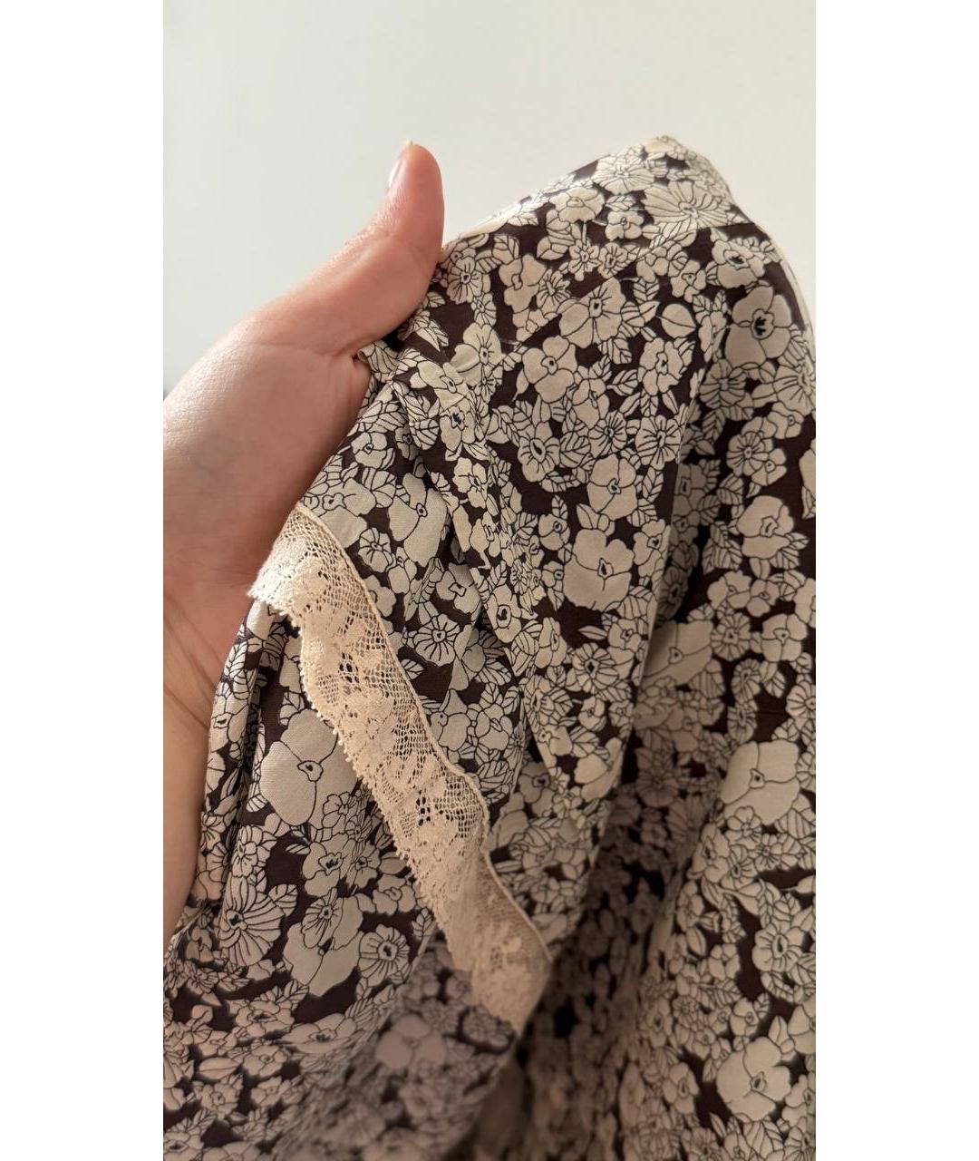 SPORT MAX CODE Бежевый шелковый сарафан, фото 4