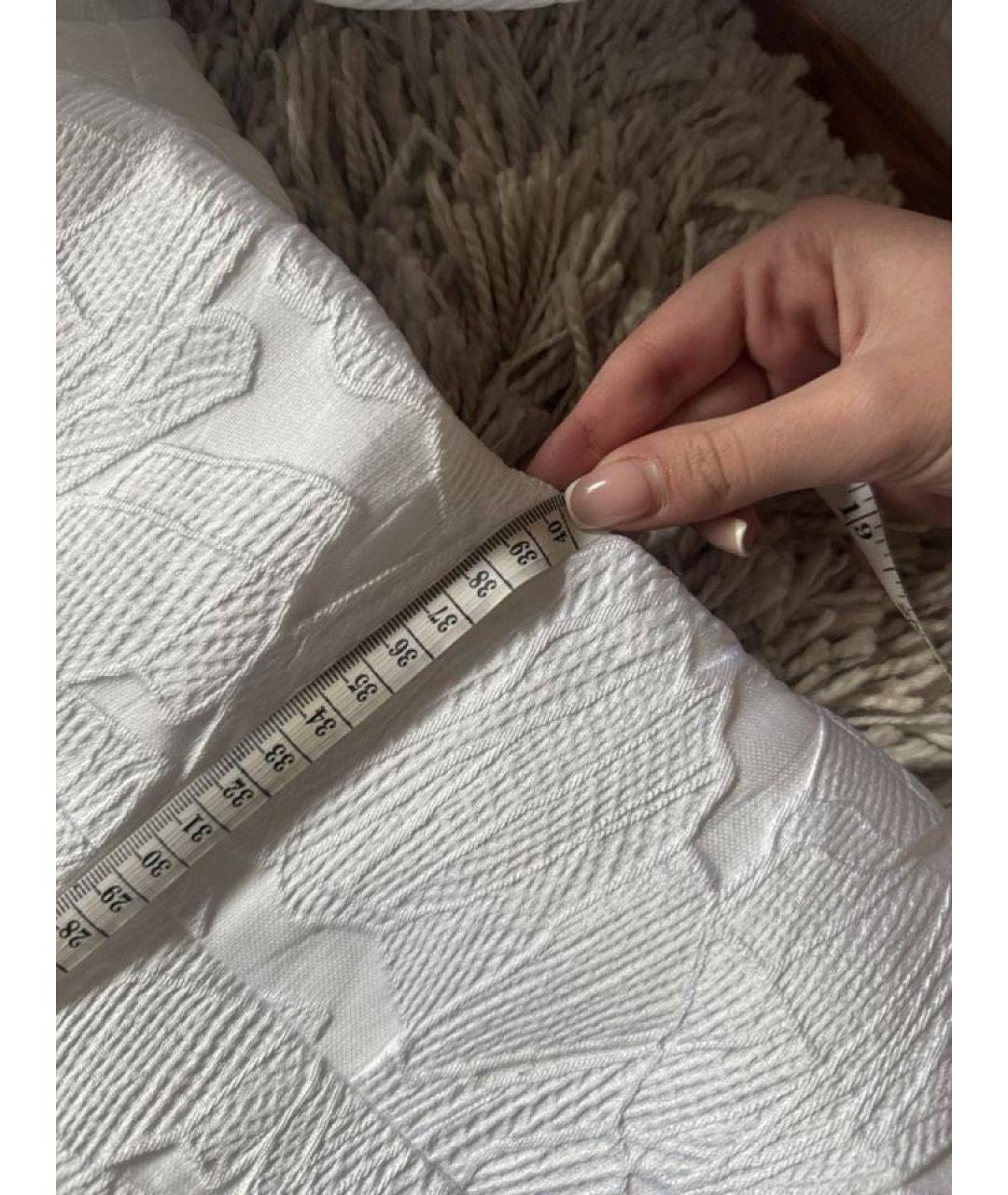 ROTATE Белое полиэстеровое коктейльное платье, фото 7