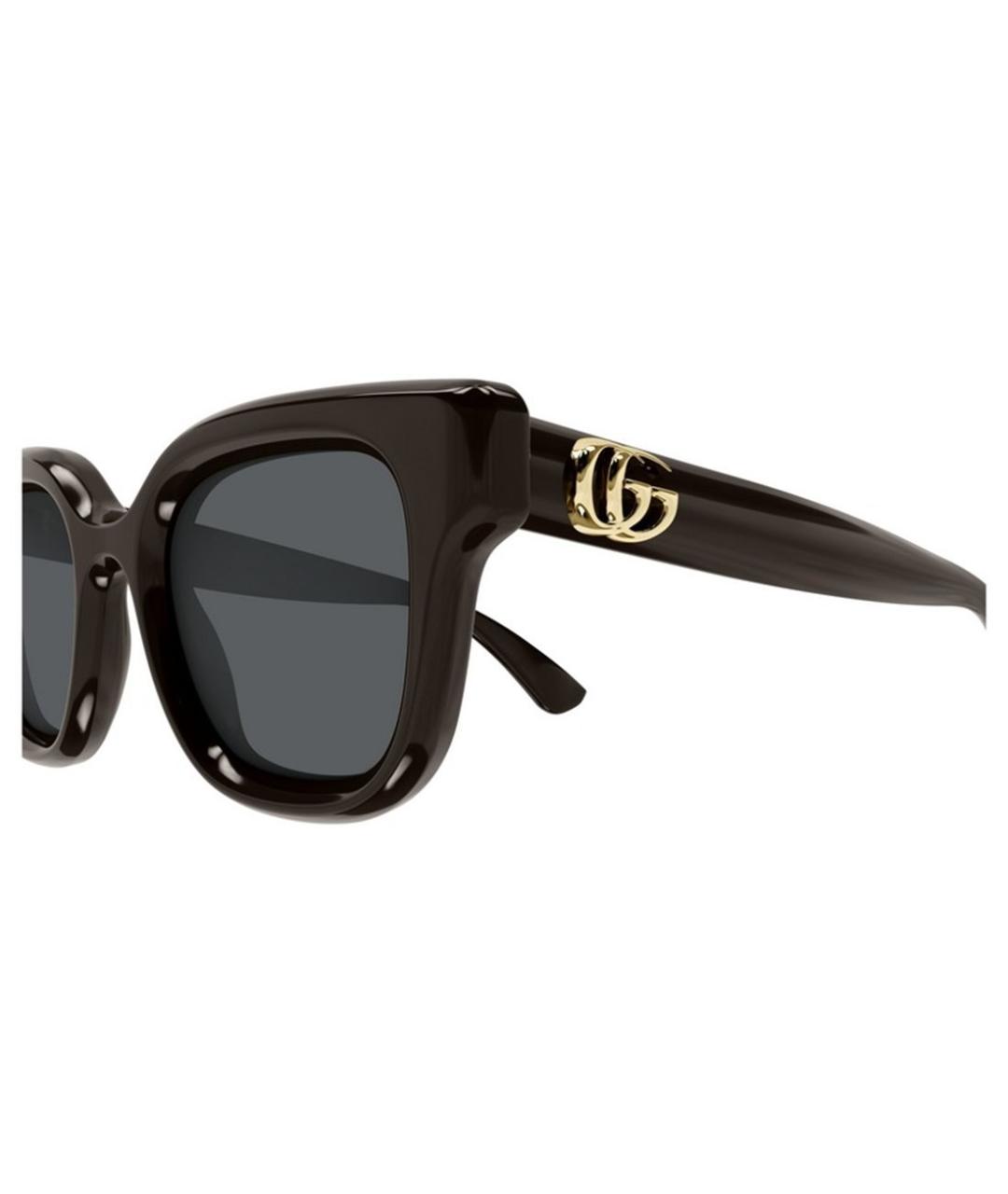GUCCI Коричневые солнцезащитные очки, фото 3