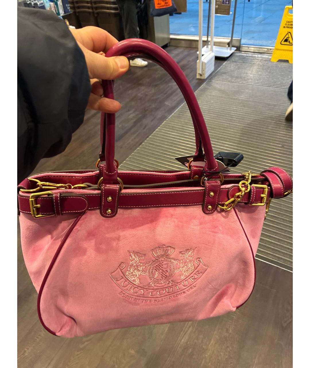 JUICY COUTURE Розовая сумка через плечо, фото 6