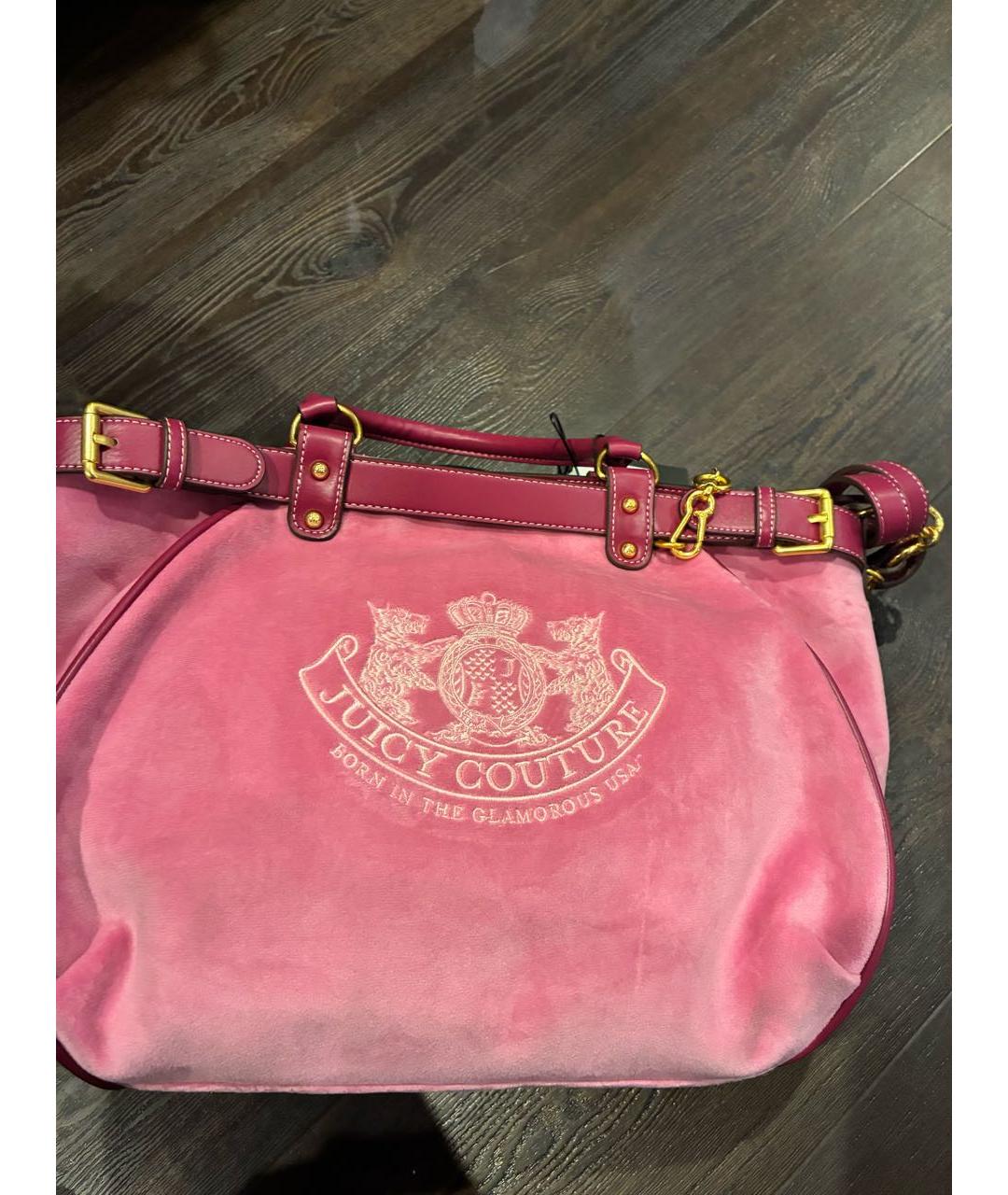 JUICY COUTURE Розовая сумка через плечо, фото 2