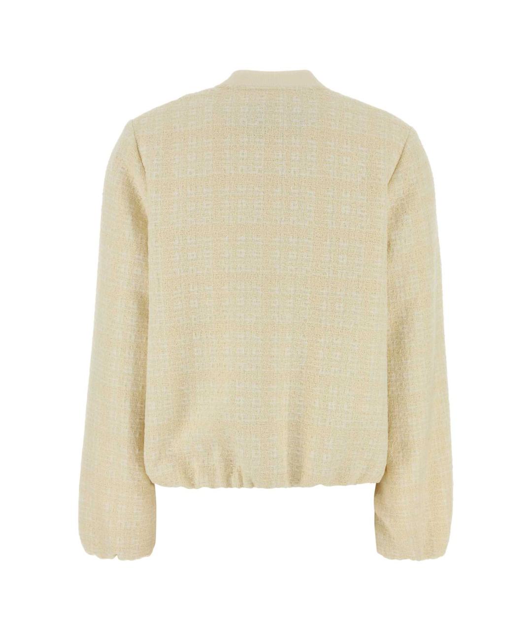 GUCCI Белая хлопковая куртка, фото 2