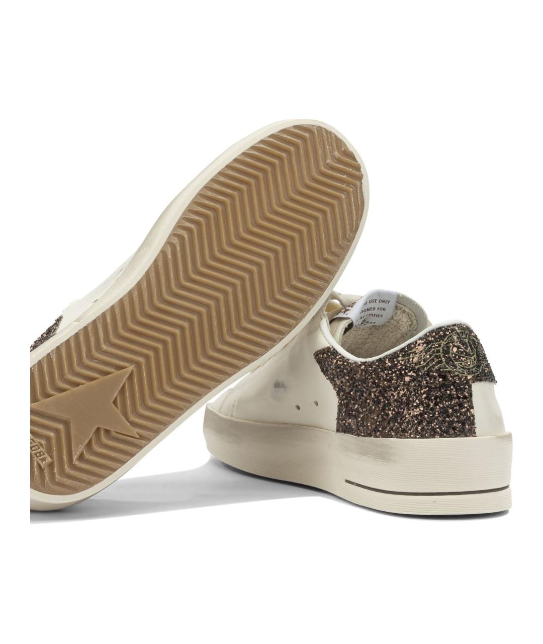 GOLDEN GOOSE DELUXE BRAND Белые кожаные кроссовки, фото 5