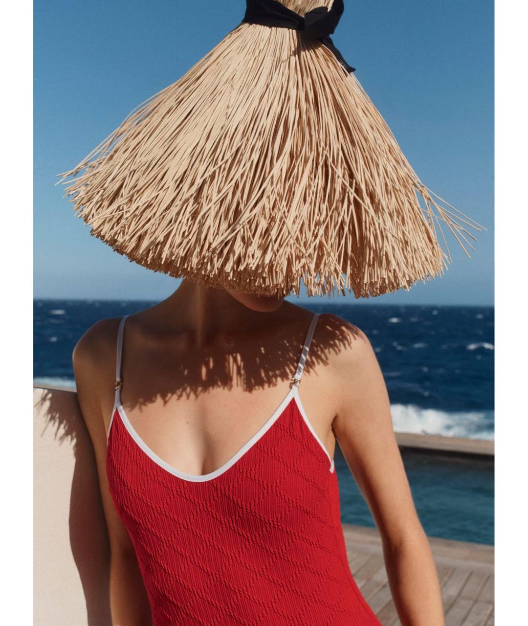 CHANEL Красный купальник, фото 3