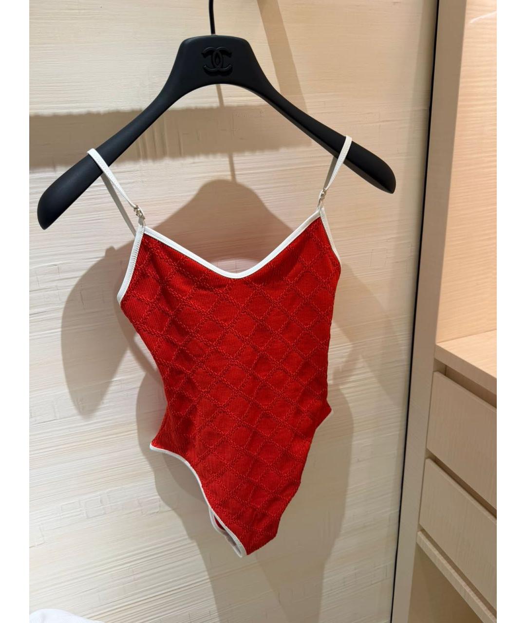 CHANEL Красный купальник, фото 7