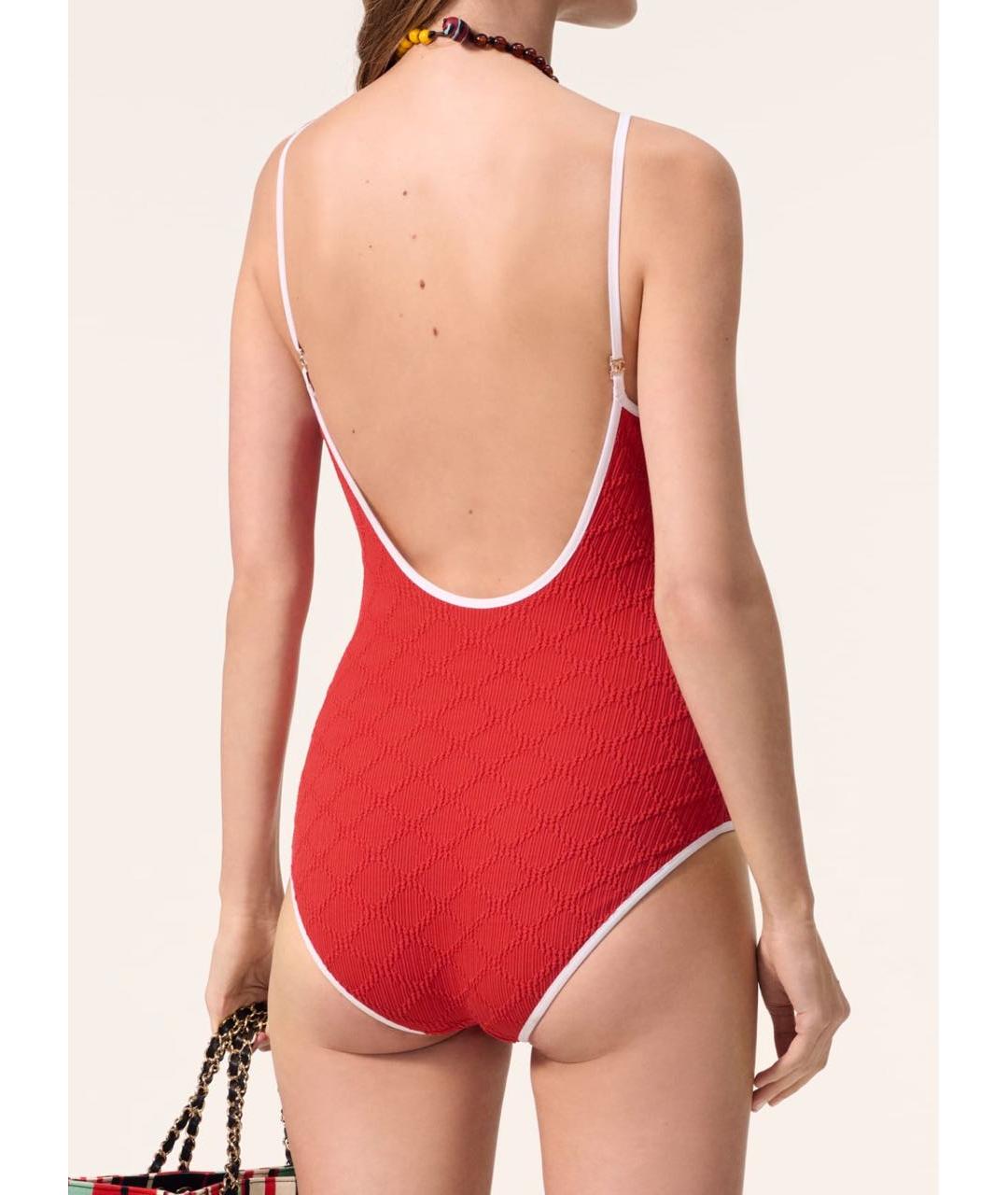 CHANEL Красный купальник, фото 4