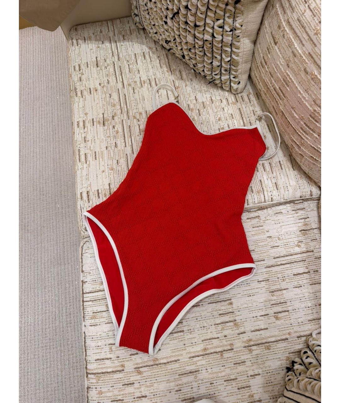 CHANEL Красный купальник, фото 6