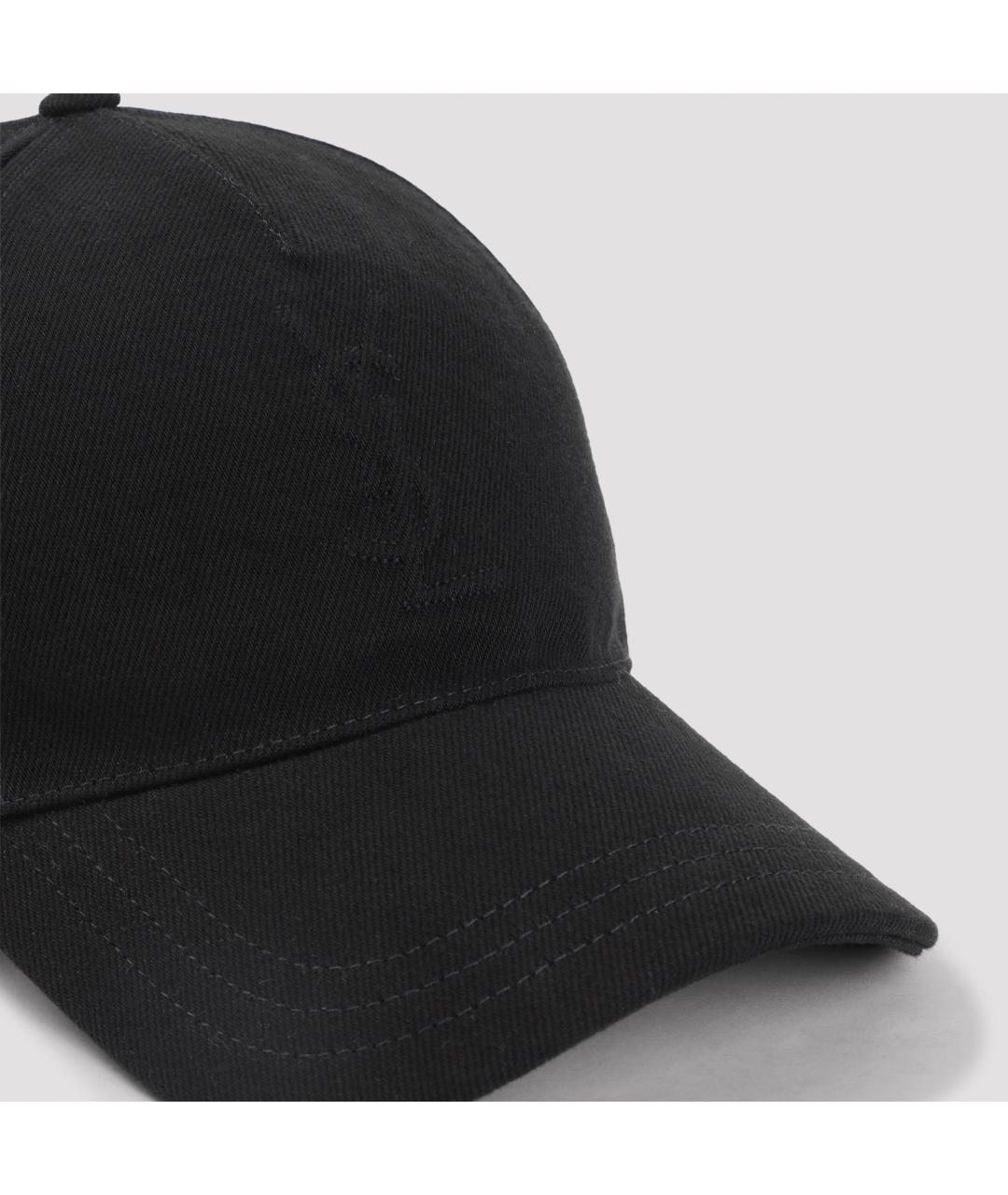 SAINT LAURENT Черная хлопковая кепка/бейсболка, фото 4
