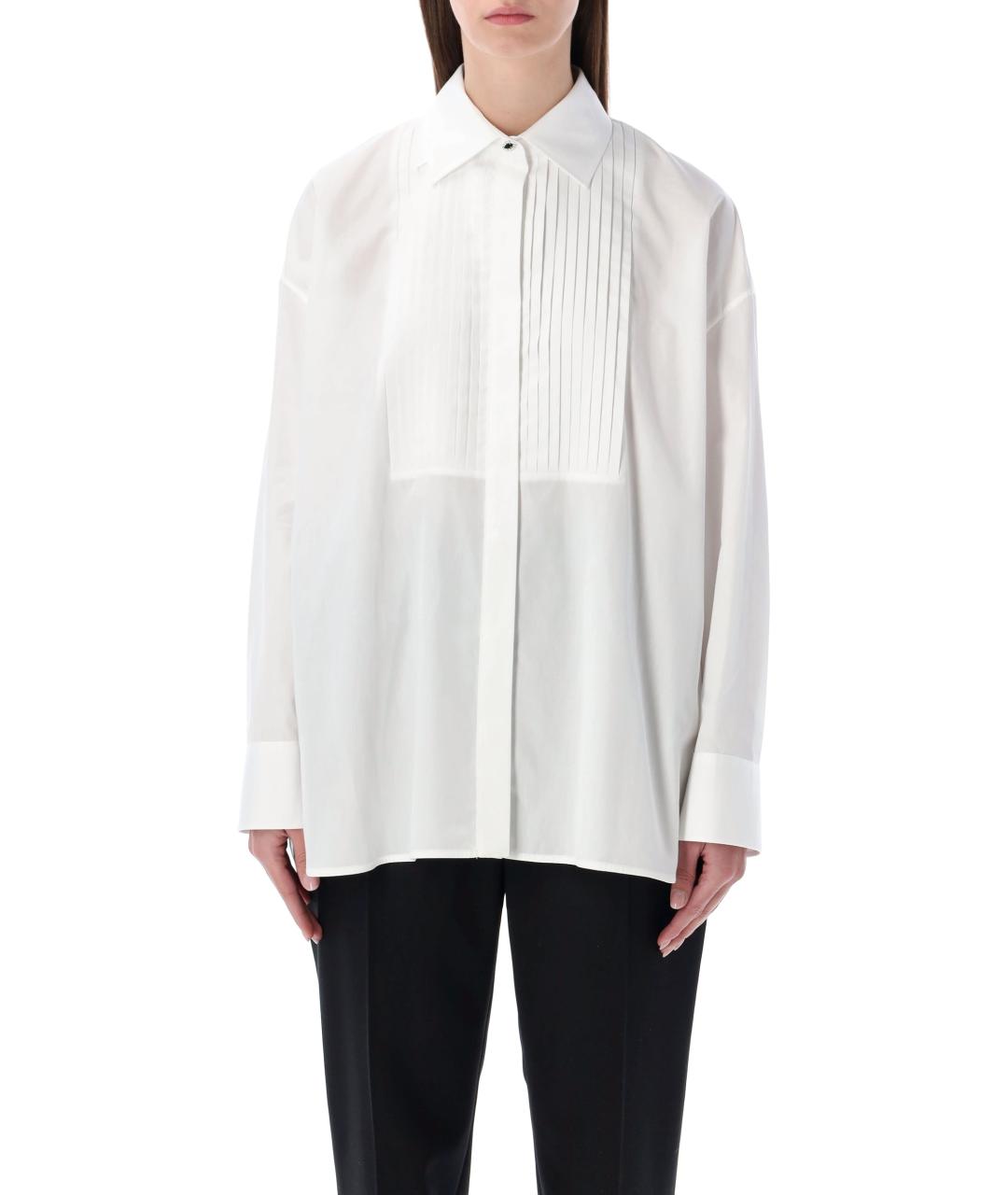 GOLDEN GOOSE DELUXE BRAND Белая хлопковая рубашка, фото 1