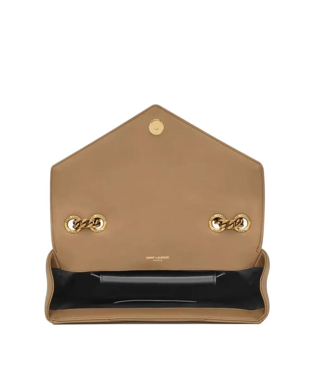 SAINT LAURENT Бежевая сумка через плечо, фото 4