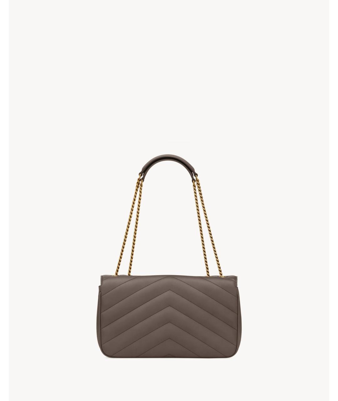 SAINT LAURENT Коричневая сумка через плечо, фото 2