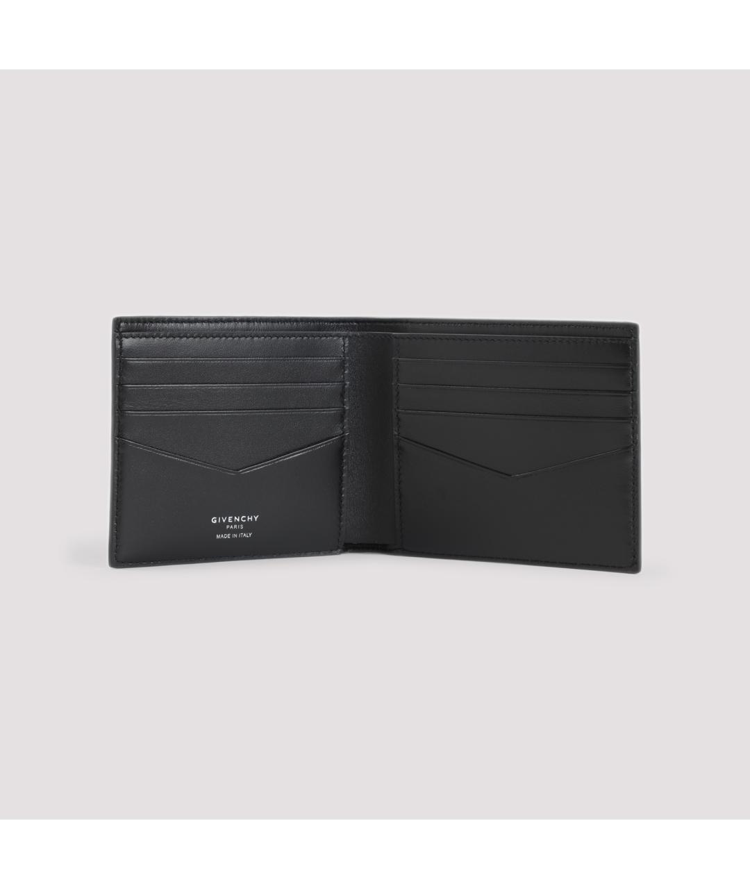 GIVENCHY Черный кожаный кошелек, фото 5