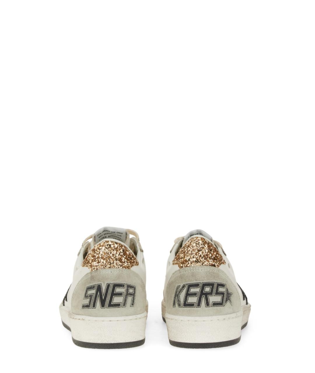 GOLDEN GOOSE DELUXE BRAND Белые кожаные кроссовки, фото 5