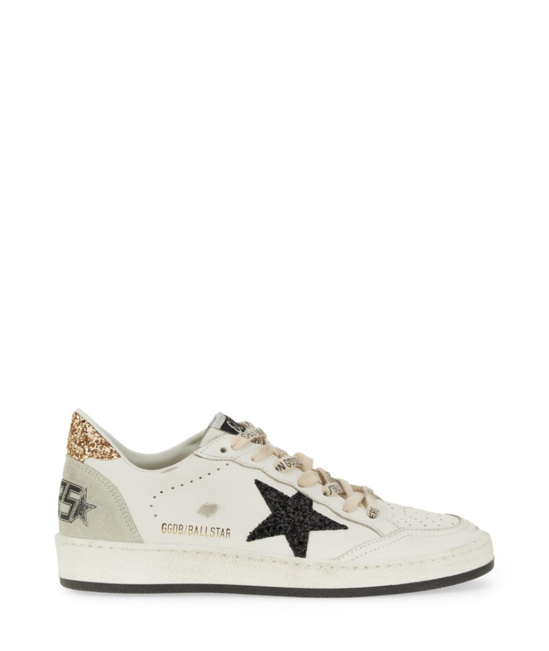 GOLDEN GOOSE DELUXE BRAND Белые кожаные кроссовки, фото 1